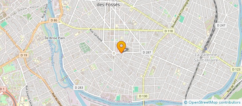 localisation de l'entreprise SCI DE OLIVEIRA à SAINT-MAUR-DES-FOSSES