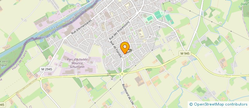 localisation de l'entreprise SCI DE OLIVEIRA MARTINS  COMINES