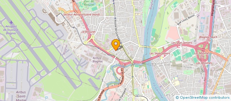 localisation de l'entreprise SCI DE PAHIN  BLAGNAC