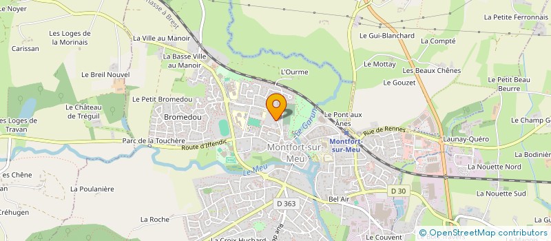 localisation de l'entreprise SCI DE PAILLACO  MONTFORT-SUR-MEU