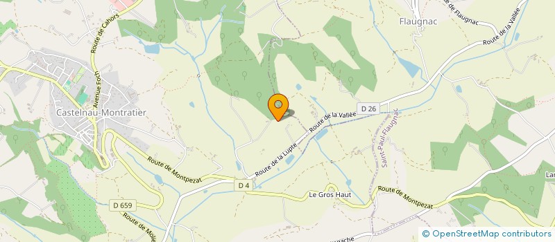 localisation de l'entreprise SCI DE PALEZY  CASTELNAU-MONTRATIER