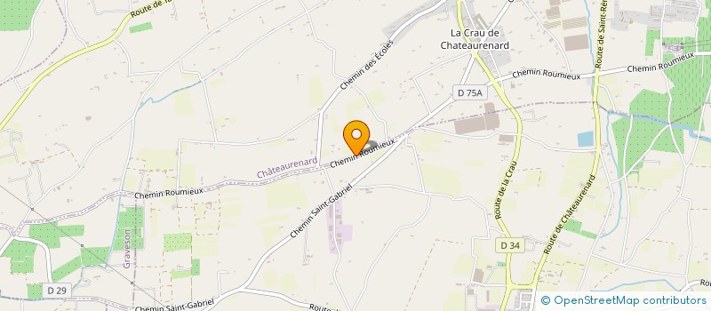 localisation de l'entreprise SCI DE PALY à CHATEAURENARD