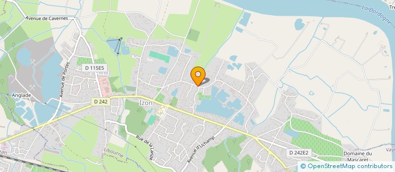 localisation de l'entreprise SCI DE PAPE  IZON