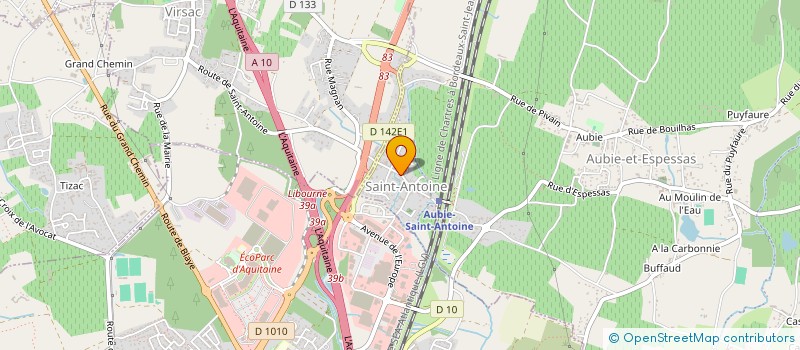 localisation de l'entreprise SCI DE PARDAILLAN  VAL DE VIRVEE