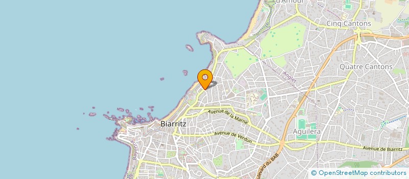 localisation de l'entreprise SCI DE PARDAILLAN à BIARRITZ
