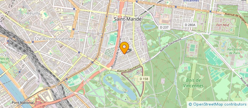 localisation de l'entreprise SCI DE PARDIAC à SAINT-MANDE