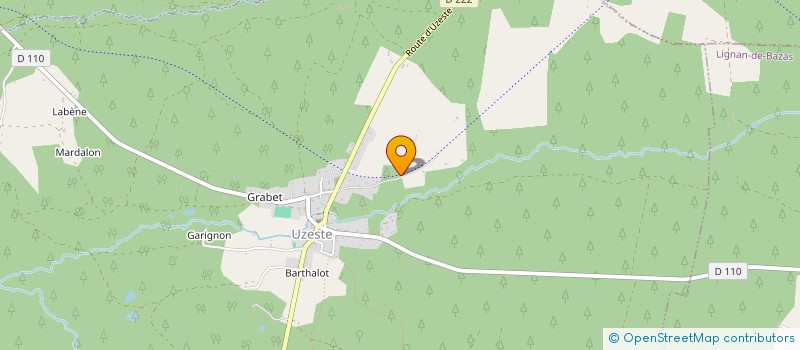 localisation de l'entreprise SCI DE PARE  UZESTE