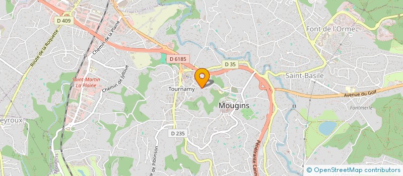 localisation de l'entreprise SCI DE PARPAYAT à MOUGINS