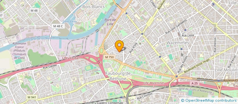 localisation de l'entreprise SCI DE PAS GAUTIER à LILLE