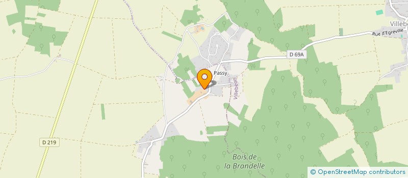 localisation de l'entreprise SCI DE PASSY EGREVILLE  EGREVILLE