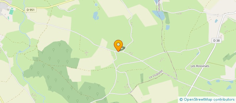 localisation de l'entreprise SCI DE PASTAILLAT  LE CHATELET