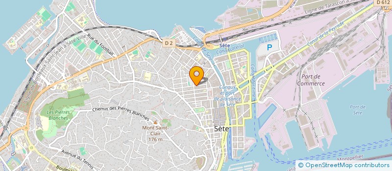 localisation de l'entreprise SCI DE PATAY  SETE