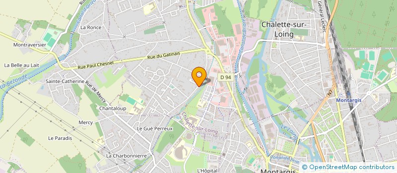 localisation de l'entreprise SCI DE PAUCOURT à CHALETTE-SUR-LOING