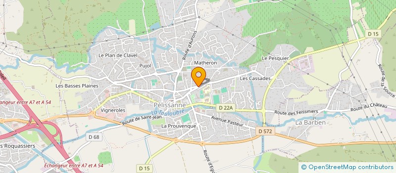 localisation de l'entreprise SCI DE PAULI  PELISSANNE