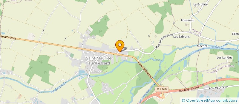 localisation de l'entreprise SCI DE PAULIN à SAINT-MAURICE-SUR-FESSARD