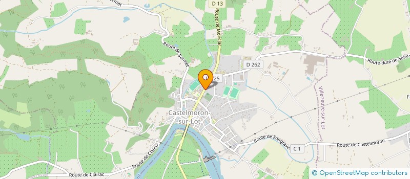 localisation de l'entreprise SCI DE PAULY  CASTELMORON-SUR-LOT