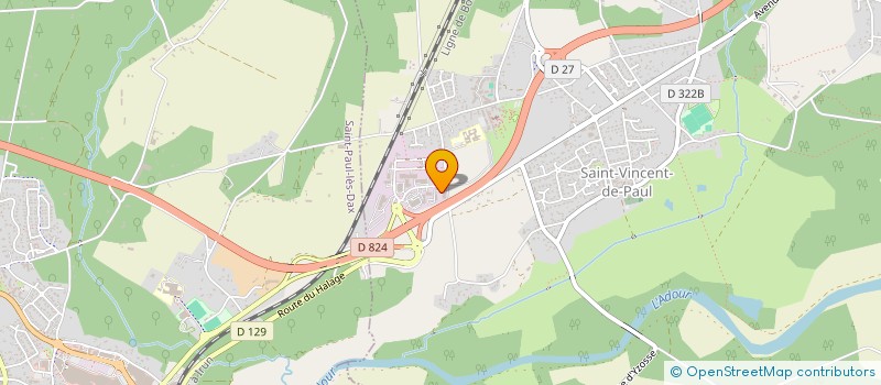 localisation de l'entreprise SCI DE PAUREILLE  TETHIEU