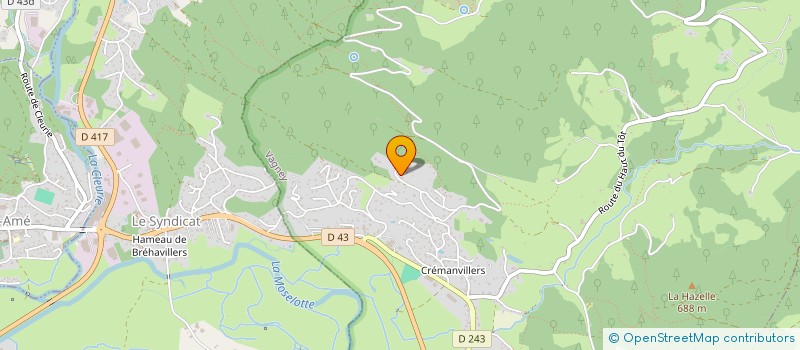 localisation de l'entreprise SCI DE PECCAVILLERS  VAGNEY