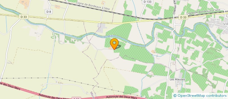 localisation de l'entreprise SCI DE PECH AUZINE à SAINTE-EULALIE