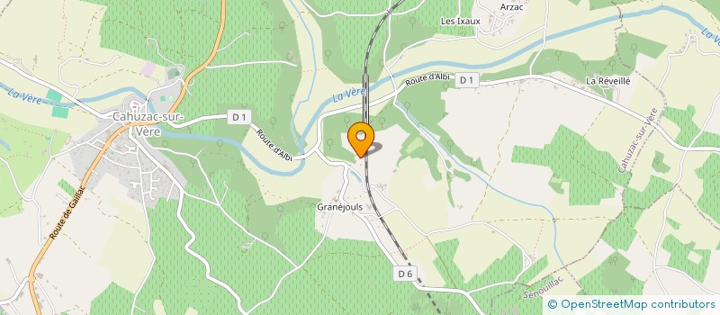 localisation de l'entreprise SCI DE PECH GLOUMIATH  LE VERDIER