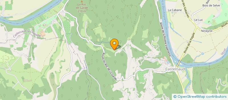 localisation de l'entreprise SCI DE PECHAUDIER  SAINT-CYBRANET