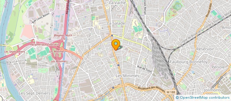 localisation de l'entreprise SCI DE PECHNAUQUIE à TOULOUSE