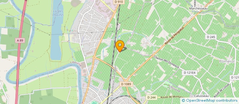 localisation de l'entreprise SCI DE PEDRO à LIBOURNE