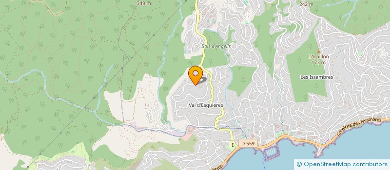 localisation de l'entreprise SCI DE PEIGROS  ROQUEBRUNE-SUR-ARGENS