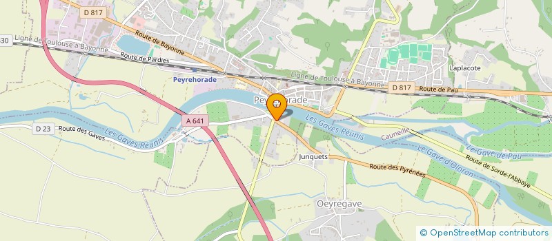 localisation de l'entreprise SCI DE PELLE MOUTON  PEYREHORADE