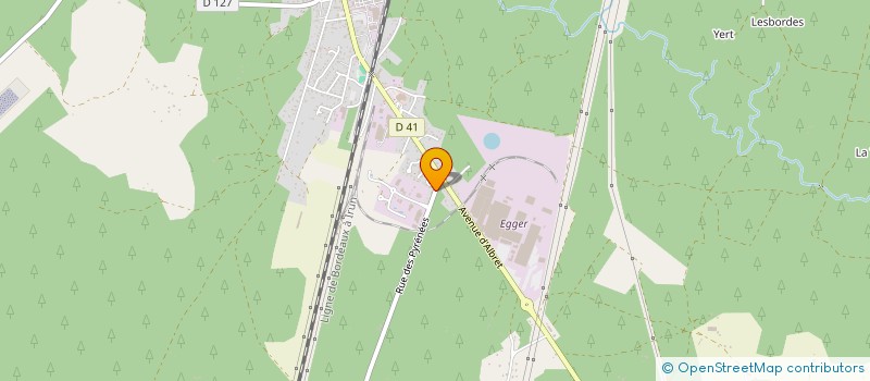 localisation de l'entreprise SCI DE PELLETET  RION-DES-LANDES