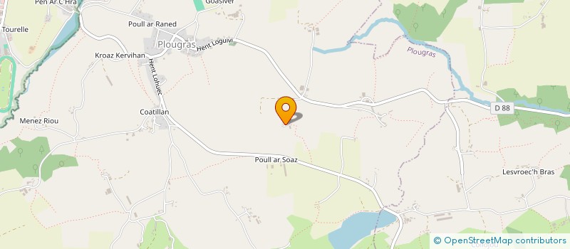 localisation de l'entreprise SCI DE PEN AR MENEZ  LOGUIVY-PLOUGRAS