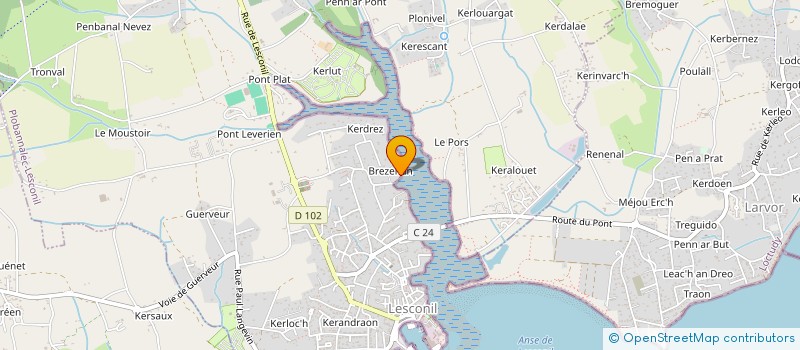 localisation de l'entreprise SCI DE PEN-DREAU  PLOBANNALEC-LESCONIL