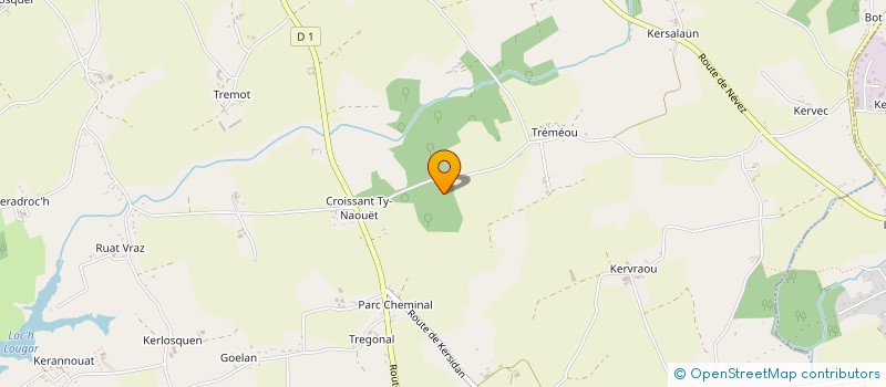 localisation de l'entreprise SCI DE PENANRUN  TREGUNC