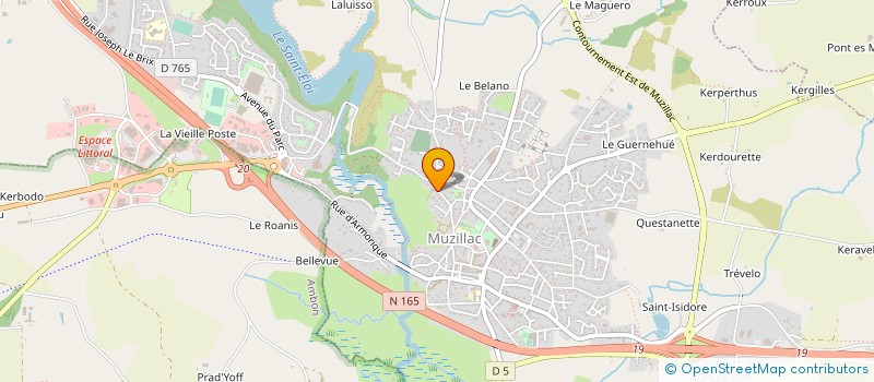 localisation de l'entreprise SCI DE PENESCLUS  MUZILLAC