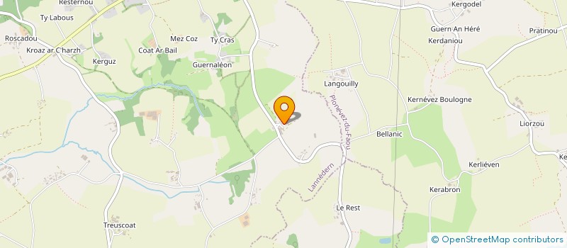 localisation de l'entreprise SCI DE PENHUIL  LANNEDERN