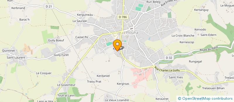 localisation de l'entreprise SCI DE PENKER  PLOUHA