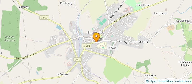 localisation de l'entreprise SCI DE PENNRET  VALOGNES