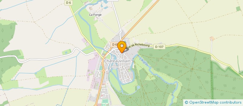 localisation de l'entreprise SCI DE PENTHIEVRE à CHATEAUVILLAIN
