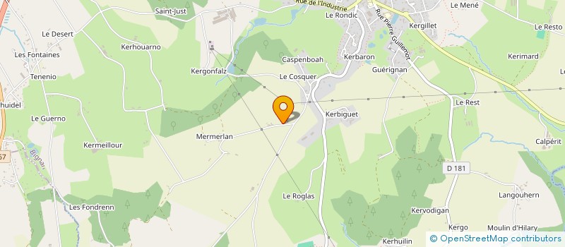 localisation de l'entreprise SCI DE PENTHIEVRE  BIGNAN