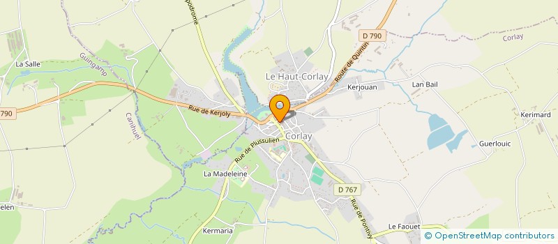 localisation de l'entreprise SCI DE PENVERS  CORLAY