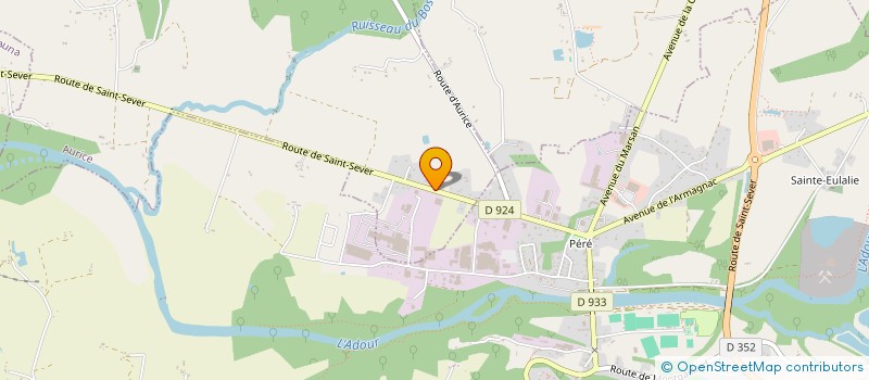 localisation de l'entreprise SCI DE PERE  AURICE