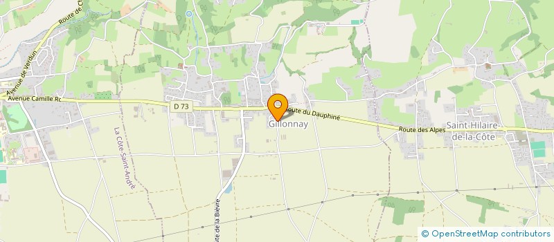 localisation de l'entreprise SCI DE PERELLE  GILLONNAY