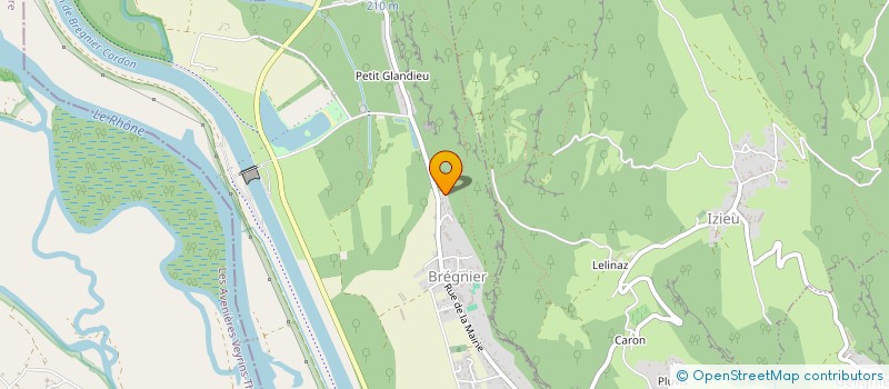 localisation de l'entreprise SCI DE PERROZET  BREGNIER-CORDON