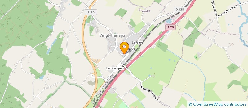 localisation de l'entreprise SCI DE PERSEIGNE  CONDE-SUR-SARTHE