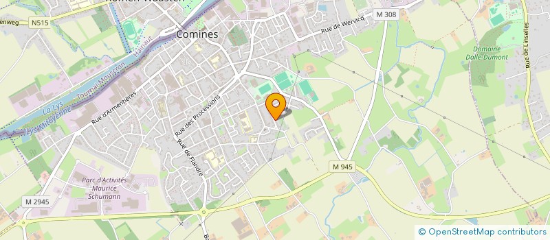 localisation de l'entreprise SCI DE PERTHES  COMINES