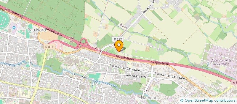 localisation de l'entreprise SCI DE PETIT VILLIER à PAU