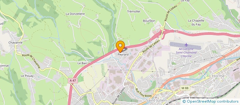 localisation de l'entreprise SCI DE PEYRARD MYP  SAINT-CHAMOND