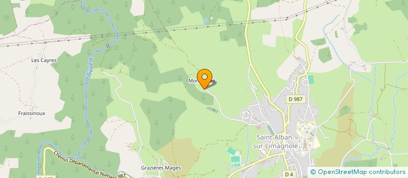 localisation de l'entreprise SCI DE PEYRE  SAINT-ALBAN-SUR-LIMAGNOLE