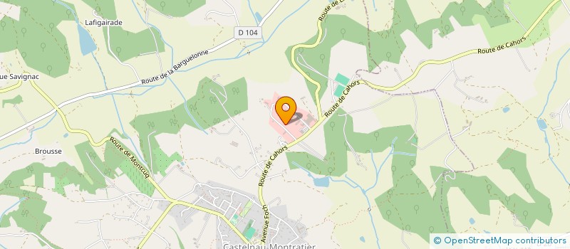 localisation de l'entreprise SCI DE PEYRETTES SUD  CASTELNAU-MONTRATIER