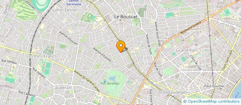 localisation de l'entreprise SCI DE PICAREL LASCOMBES  LE BOUSCAT